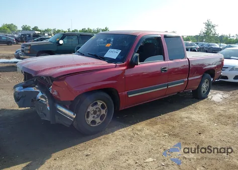 2004 Chevrolet Silverado Ls из США, поврежденный, VIN 2GCEC19TX41158274